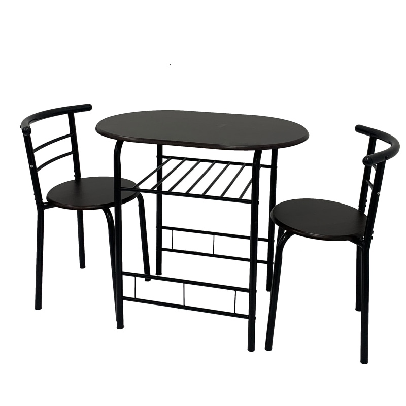 小户型餐桌1桌2椅组n合出租家用阳台单身公寓简约现代迷你2人小桌