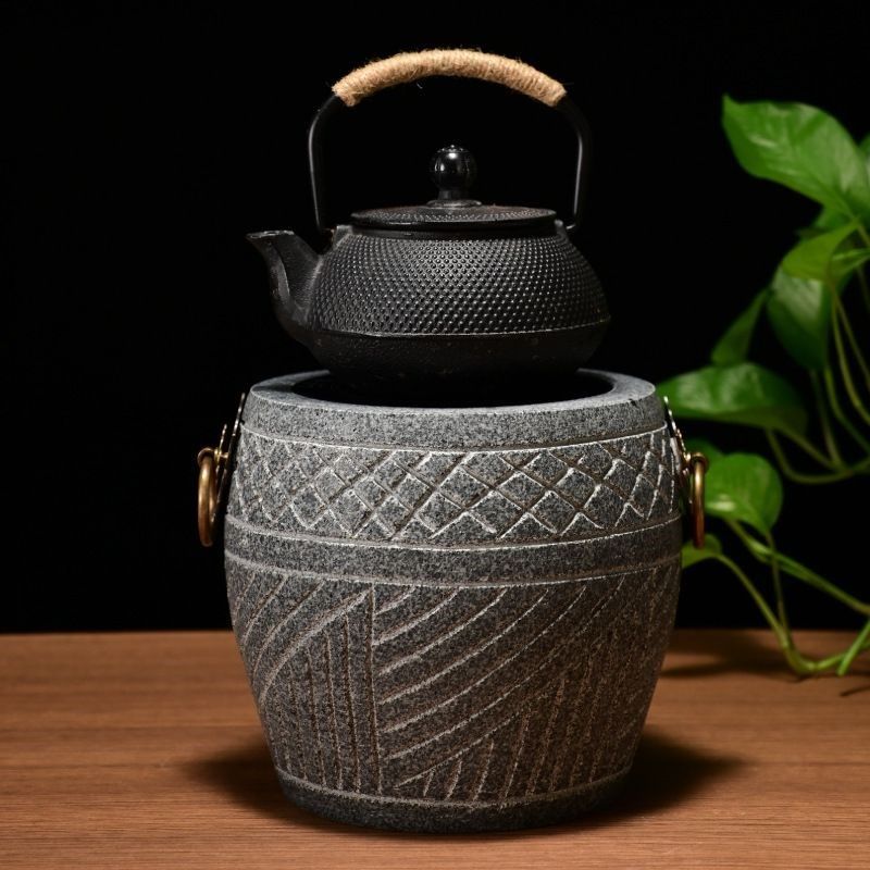 石头围炉煮茶小火炉烧烤炭炉取暖烤茶石头烤火盆茶罐罐茶炉石头炉,厨房电器,商用立式电磁炉/电陶炉,淘宝优惠券,粉丝福利购,淘宝优惠卷