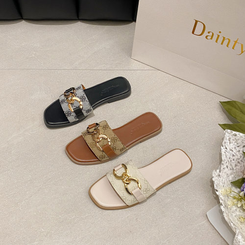 shoeswomen方头印花平底