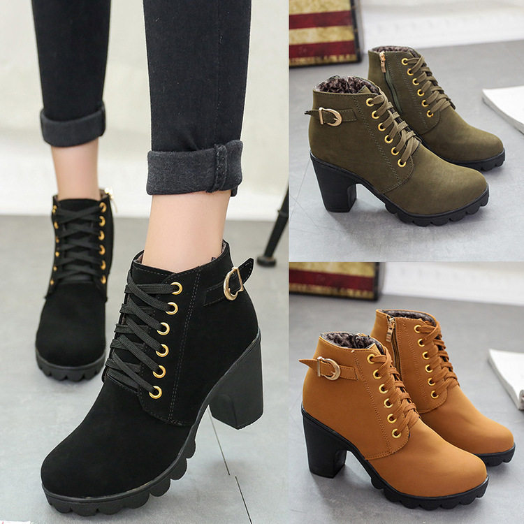 shoeswomen秋季高跟单靴