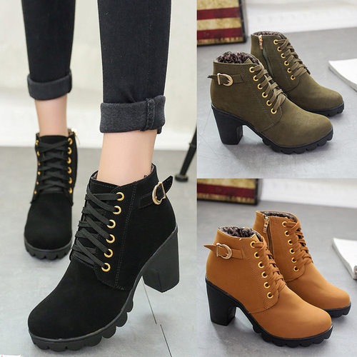 shoeswomen秋季高跟单靴