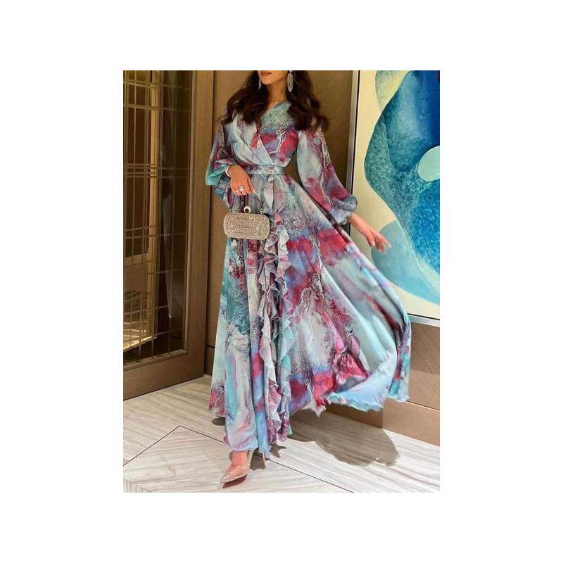 womenclothes印花晕染宽