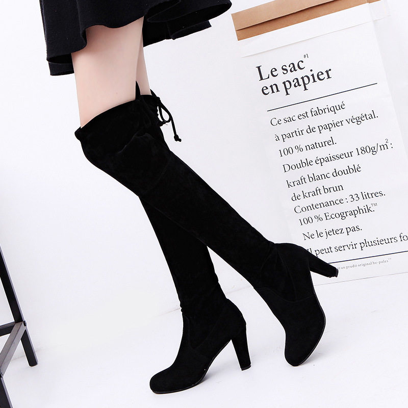 shoeswomenwi款欧美过膝