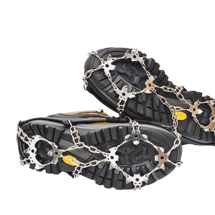 冬季雪天防滑冰爪户外雪地靴钉链登山雪爪冰抓鞋套简易鞋子防滑链
