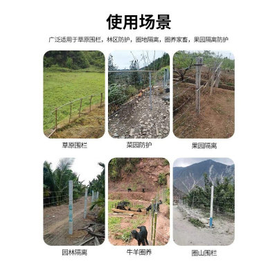 防锈围栏网热镀锌铁丝网拦牛羊圈地果园防护网圈山网养殖网牛栏网