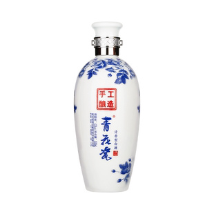 杏花村青花瓷酒手工酿造42度清香型白酒整箱送礼纯粮食酒水口粮酒