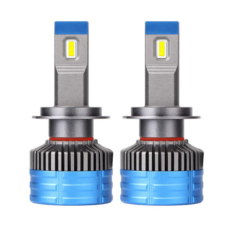 H4车灯LED大灯灯泡改装超亮聚光远近一体9005白光6000K前照灯超亮