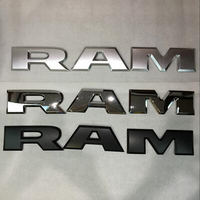 适用道奇RAM尾箱标皮卡贴标RAM150025003500后尾箱大号车贴