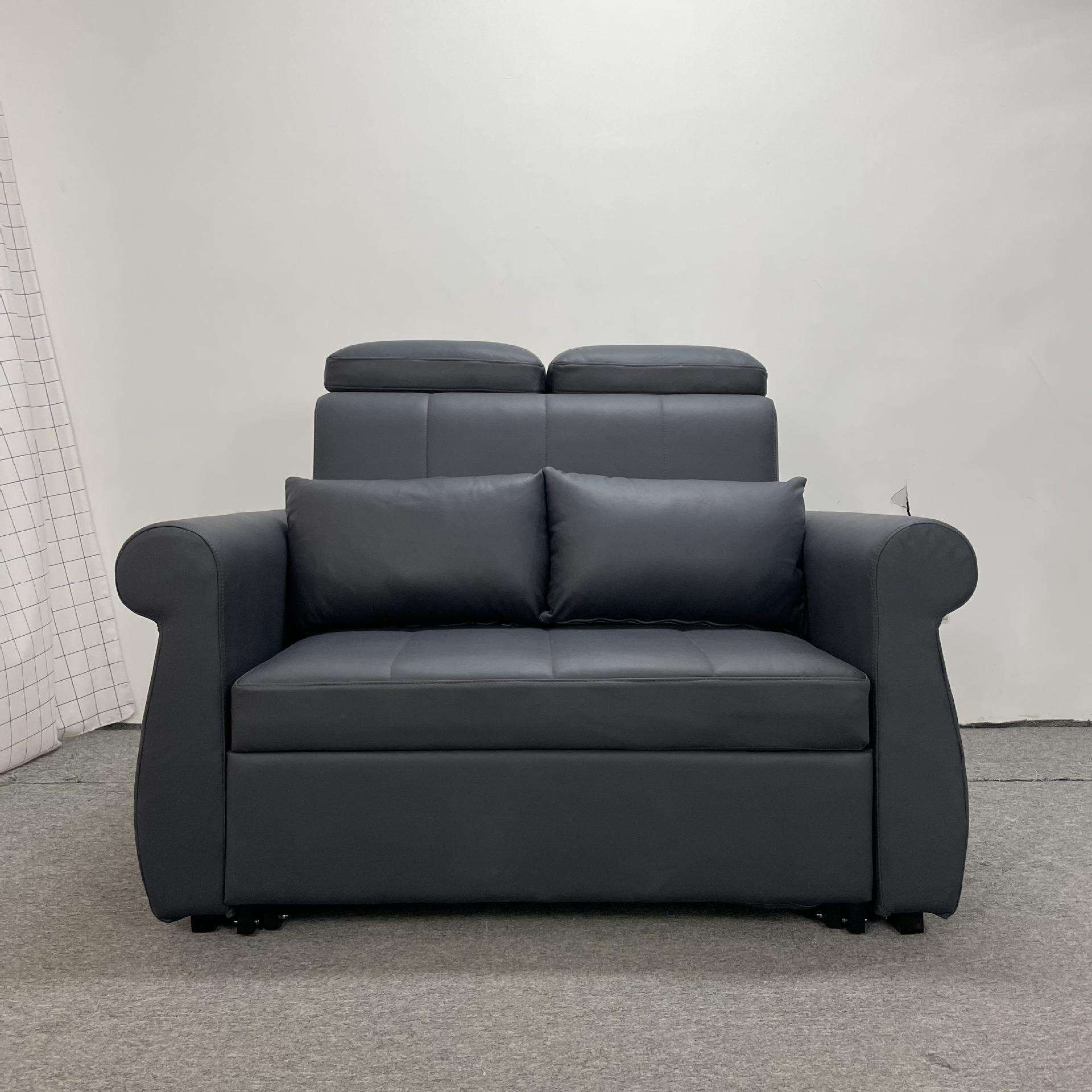 现代极简折叠沙发床两用中小户型客厅卧室多功能科技布沙发床乳胶