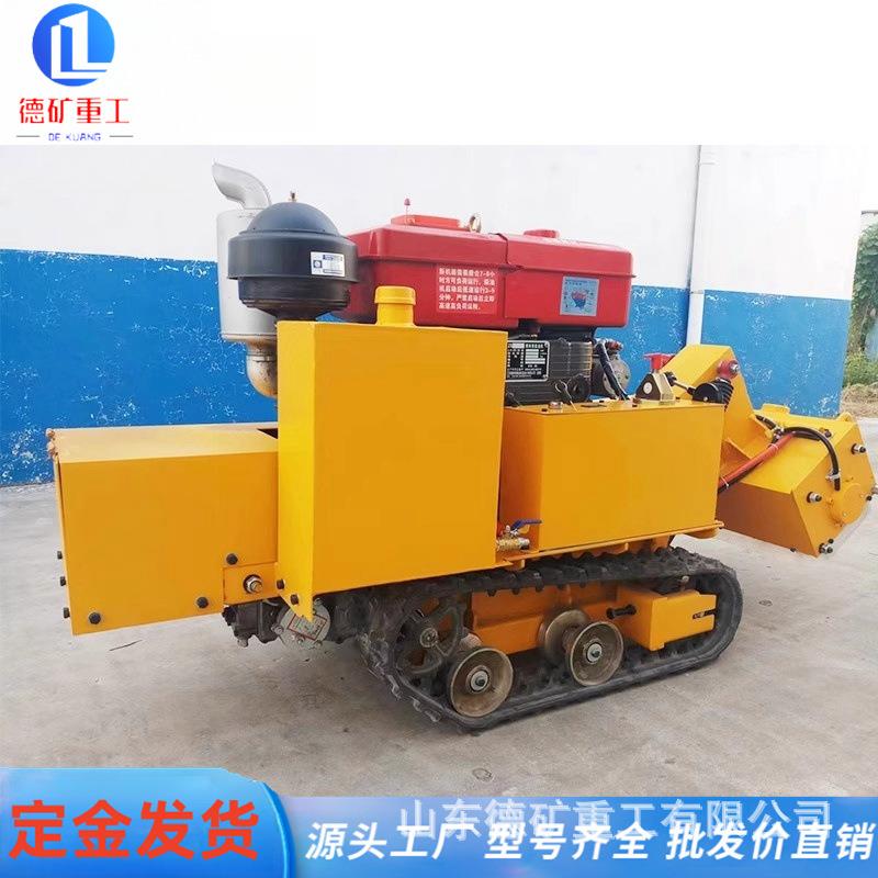 履带式柴油铣刨机混凝土路面旧沥青翻新打毛机自动行走路面铣刨机
