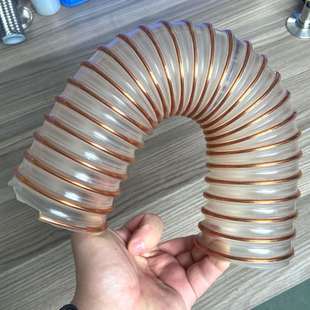 GREATFLEX木工雕刻机聚氨酯风管透明镀铜钢丝软管TP10