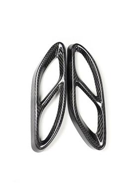 适用奔驰新A级A180LA200L碳纤维排气管四出尾喉盖贴外饰改装配件