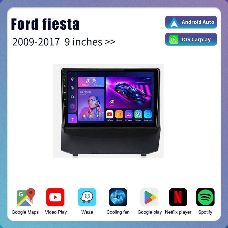 适用于福特嘉年华导航仪fiesta车载显示屏Androidautocarplay