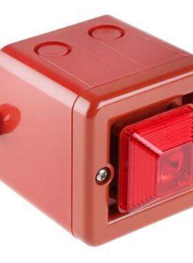 SON4DC24R/Re2s声光报警器24V直流红色灯罩IP66直流