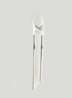 F4发光二极管圆头无边白光黄光蓝光4MMLED灯珠直插LED