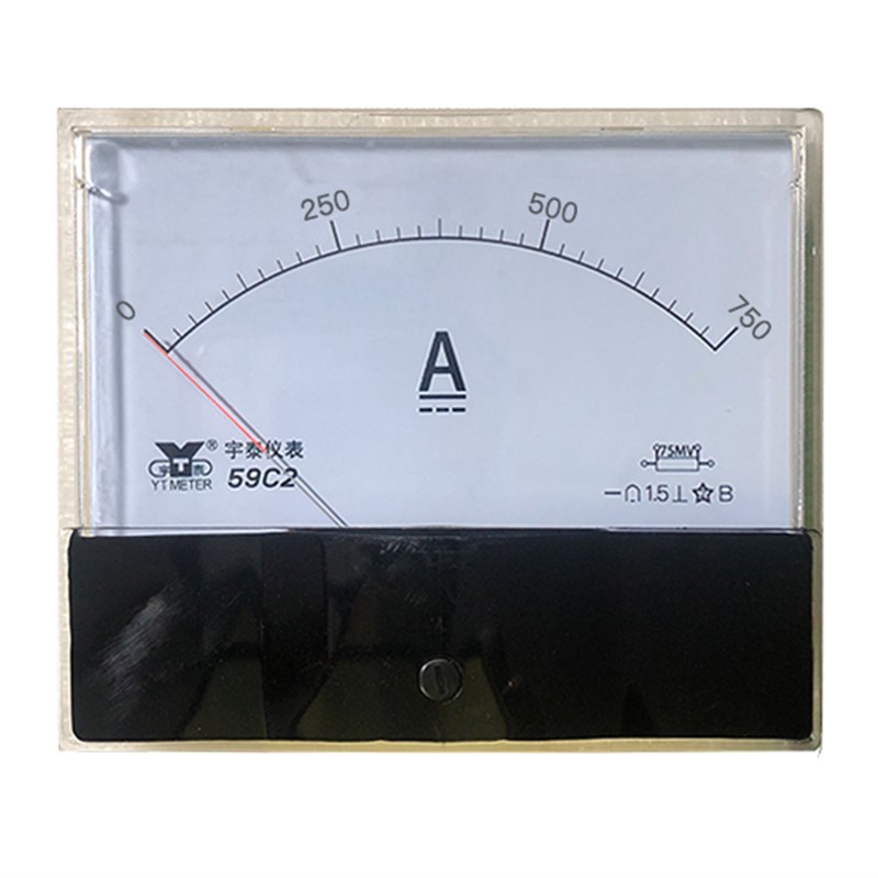 59C2直流电流表30a 150a 750a 3000a输入75mv指针表3ka 100*120mm
