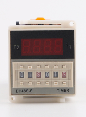数显时间继电器DH48S-S循环时间控制器220v24v380v延时器