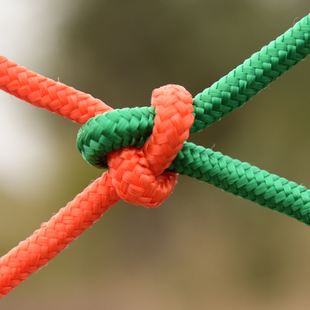 彩色防护网楼梯阳台防坠网挂物吊顶装饰网家用尼龙绳子儿童安全网