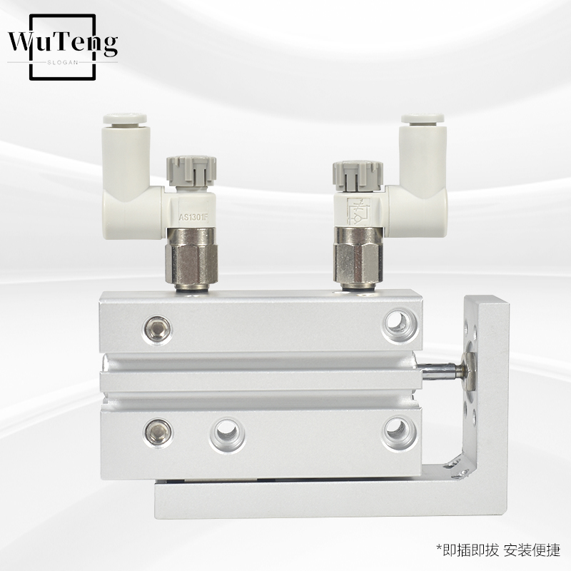 SMC气动调速阀AS1301F-qM5-04A/06A气缸节流阀AS2301F-01-06SA接