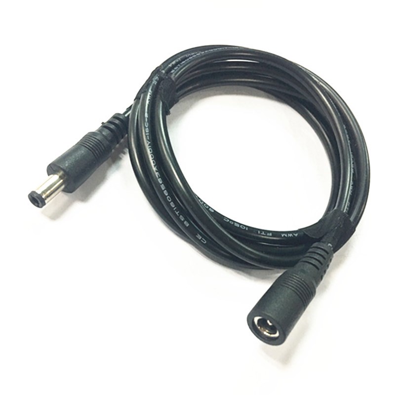 12Vdc线0.75平方DC5.5*2.5mm插头监控DC公对母电源X延长线1.5米