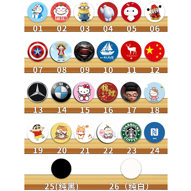 手机门禁卡贴超薄ic卡id贴空卡nfc芯片小区物业单元门复刻电梯卡