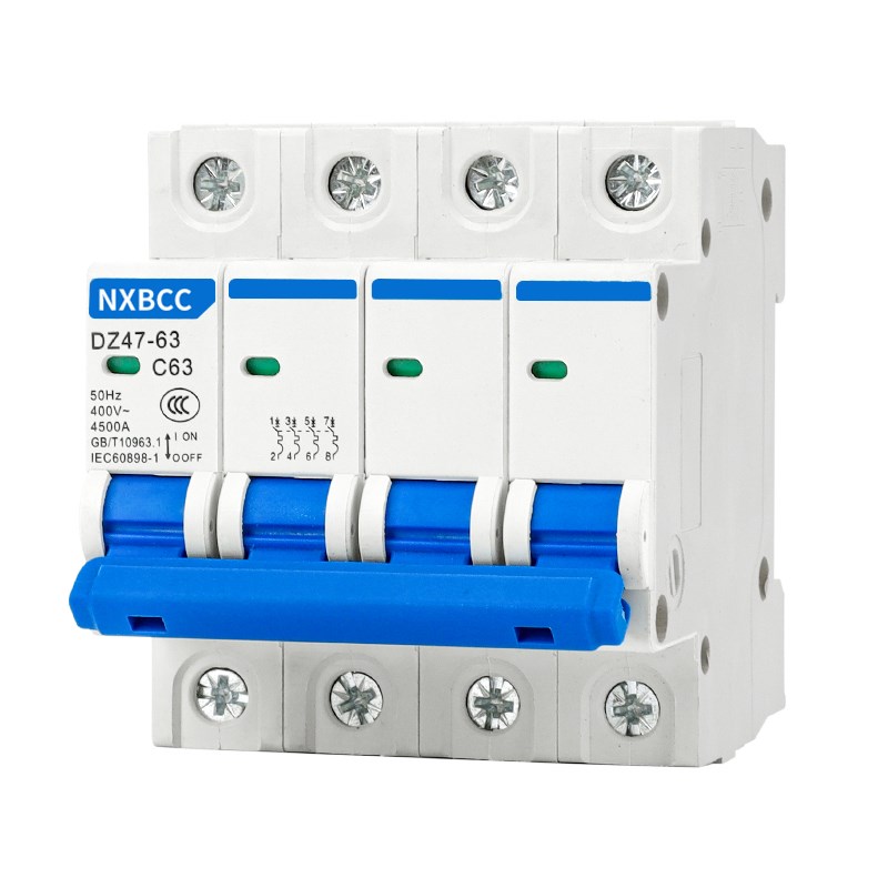 正品促销DZ47 63A空气开关断路器1P2P3P4P保护器小型家用空开100A