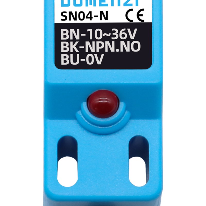 SN04-N感应行程限位PNP金属方形电感式接近开关三线二线24V传感器