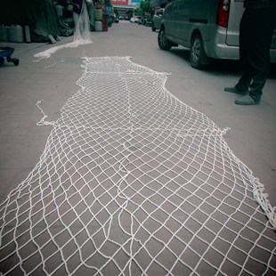 船用舷梯安全网攀爬网阳台楼梯防护网工程高空防落编织绳网包邮