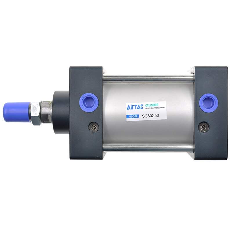 亚德客标准气缸SC50X25X50X75X100X125X150X200X250X300-S带磁环