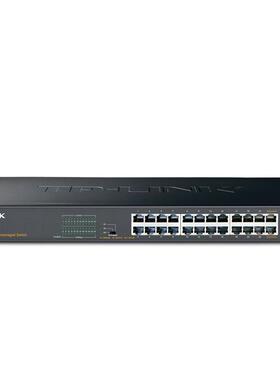 包邮 TP-LINK24口全千兆网络交换机 监控网线机架式TL-SG1024T