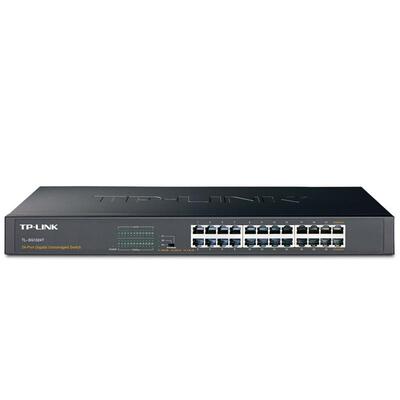 包邮 TP-LINK24口全千兆网络交换机 监控网线机架式TL-SG1024T