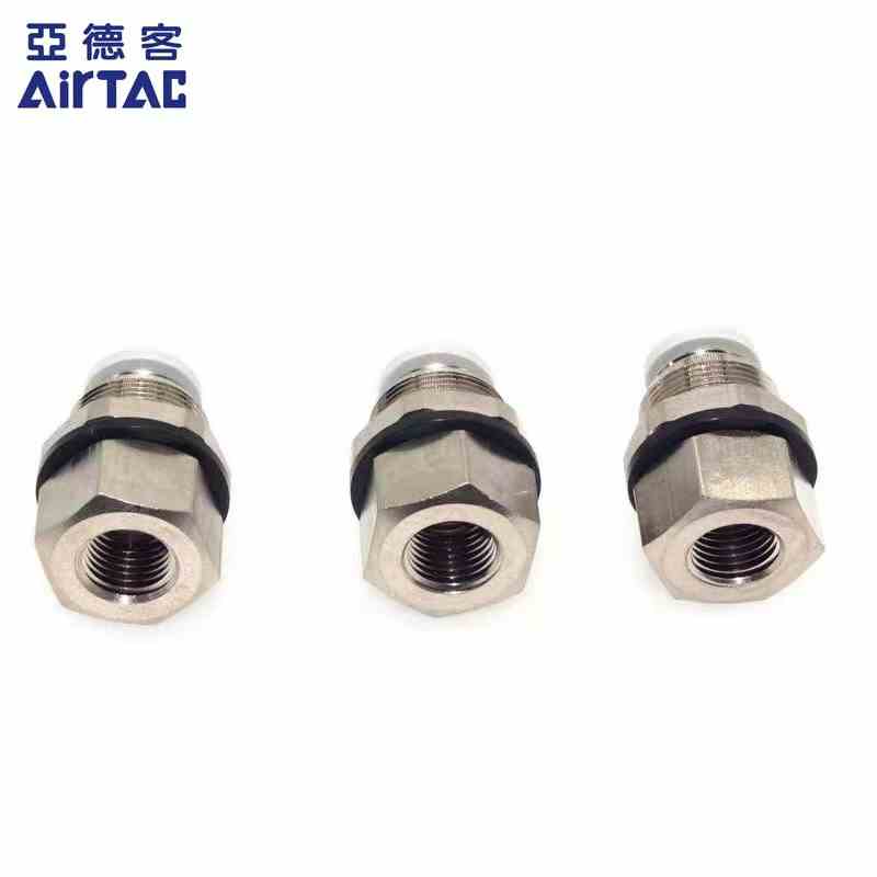 亚德客内螺纹穿板接头PMF6-01/6-02/8-01/8-02/8-03/10-02/10-04