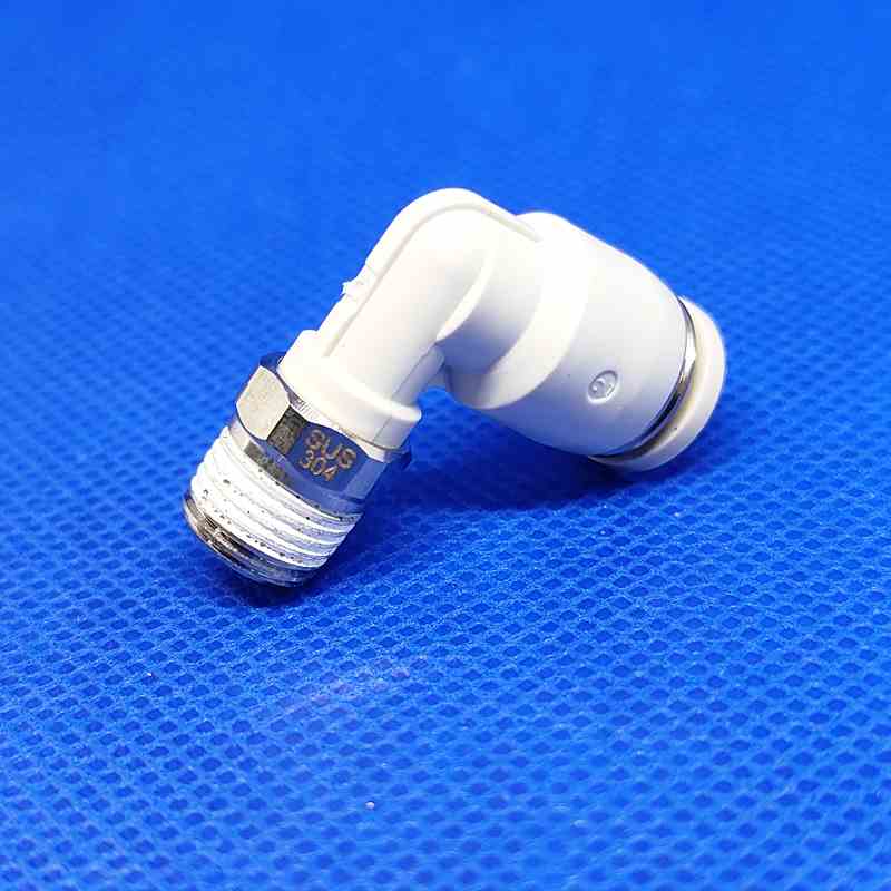 PL601-S亚德客304不锈钢L型螺纹二通PL802-S弯头PL4M5-S PL10 12S