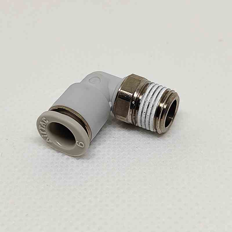 PL601-M亚德客pl4m3-m迷你型螺纹二通弯头PL3.2M3-M接头PL4M5-M