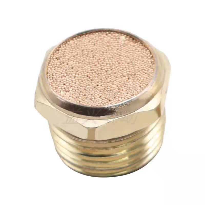 气动铜平头消音器BSLM-01/BSLM-02/BSLM-03/BSLM-04/BSL,M-06/-10