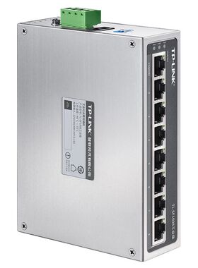 tplink TL-SF1005工业级VLAN隔离百兆导轨式交换机SF1008工业级