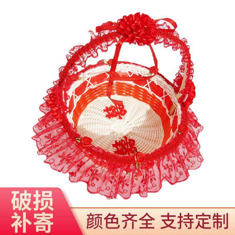 爆款婚礼花童花篮伴手礼篮子竹编花篮手提婚庆用品新娘花篮,节庆用品/礼品,陪嫁用品套装,淘宝优惠券,粉丝福利购,淘宝优惠卷