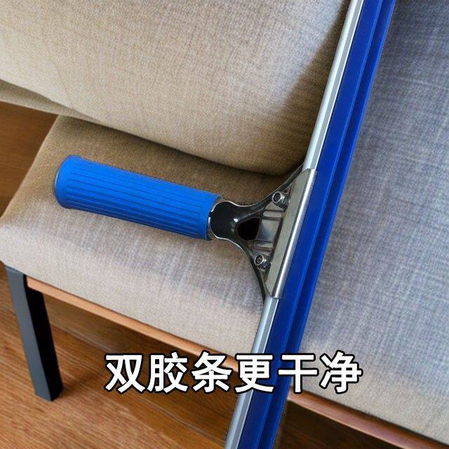 双层加厚玻璃刮高端玻璃刮擦玻璃工具加厚铝合金玻璃刮工具硅胶条