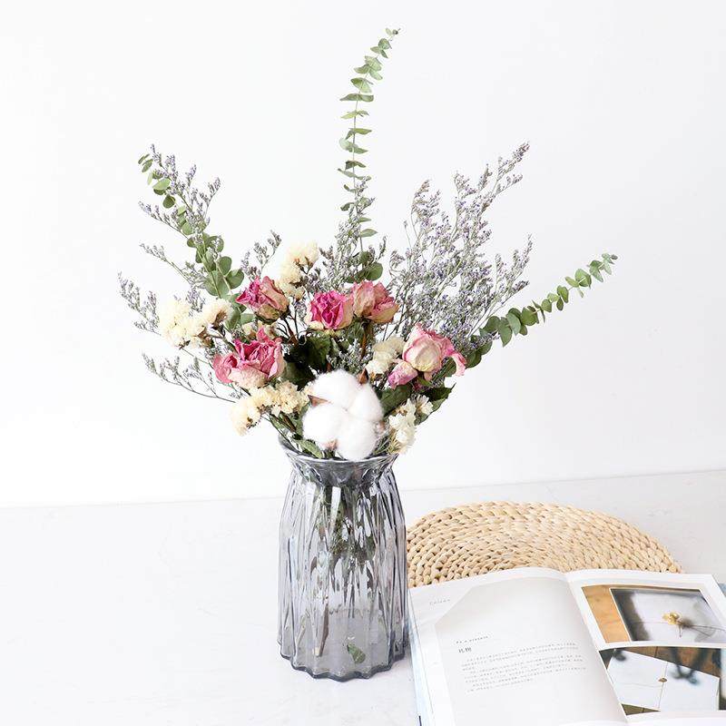 爆款ins玫瑰满天星干花花束勿忘我雏菊客厅装饰摆件拍摄道具干花,家居饰品,餐桌花艺,淘宝优惠券,粉丝福利购,淘宝优惠卷