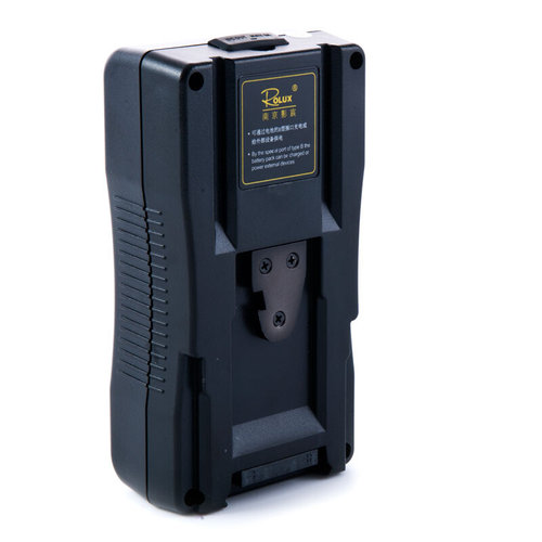 ROLUX影宸RL-130S广播级摄像机锂电池V型卡口外接供电系统大电池