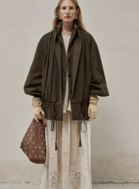 SELAH 抽绳设计小众高级感秋冬女装 29V25516Z10