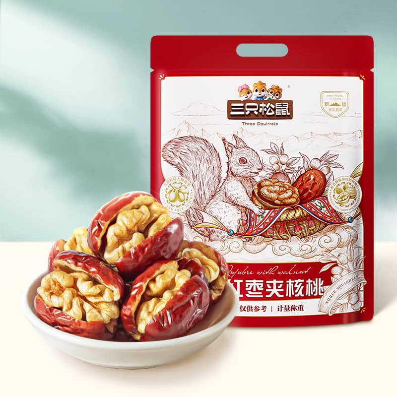 三只松鼠_骏枣夹核桃500g