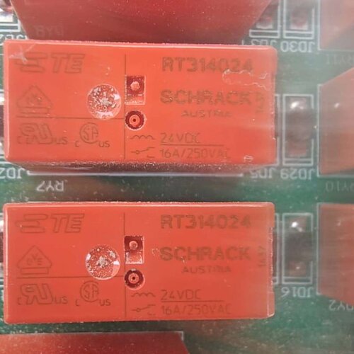 泰科TE继电器RT314024，24VDC，16A/250V议价
