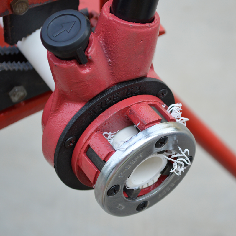 京工手动套丝机板牙63型开牙器水管镀锌管铁管V绞丝器套丝扳手