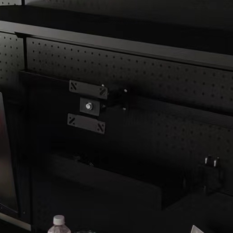 贫穷美学货架显示器支架臂增高台式电脑双屏壁挂免打孔洞洞板专用