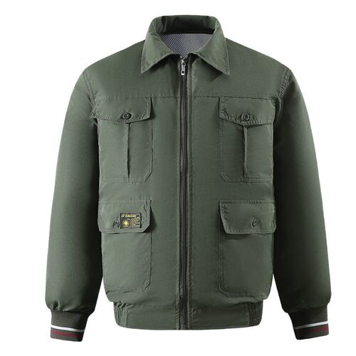 夏季耐磨降温空调服宽松可装风扇薄款工地电焊降温制冷建筑工服