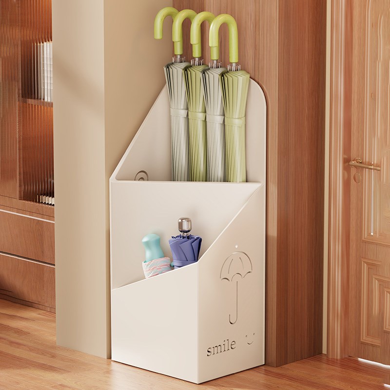 家用创意雨伞架商用不锈钢雨伞架设计师款放伞架大容量.分隔收纳