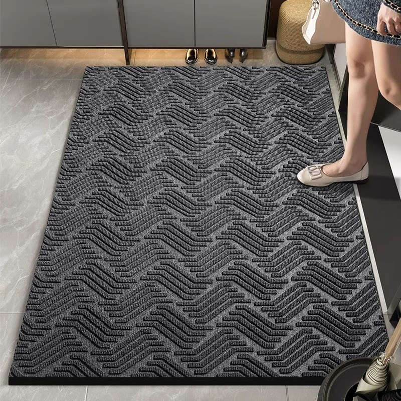 入户门地垫2024新款家用高级进门C地毯耐脏免洗大门口除尘脚踏垫