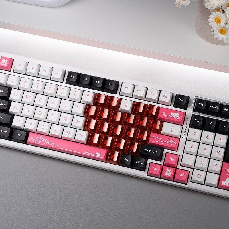 VGN 爱心透光键帽  十字轴心 个性创意适用客制化机械键盘 可拆装
