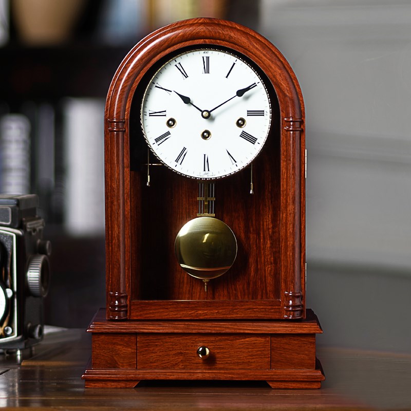 汉时钟表座钟客厅大号时钟t中式传统机械复古客厅装饰中堂台钟HD5
